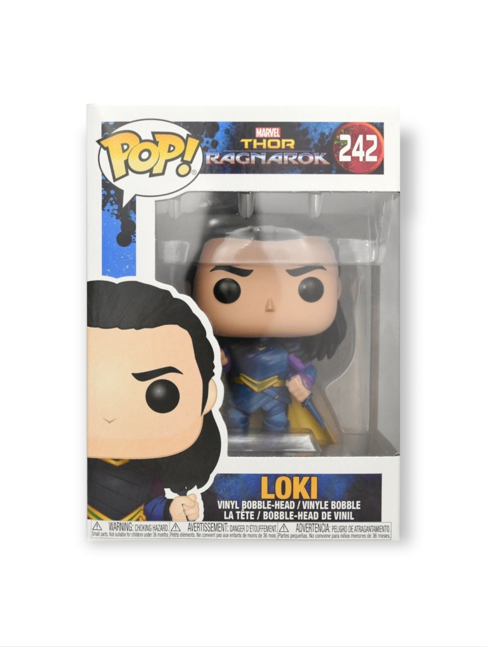 Funko Pop Thor Ragnarok Sakaarian Loki #242 Vinyl Bobble Head Marvel Figure New